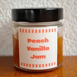 Homemade Vanilla Peach Jam
